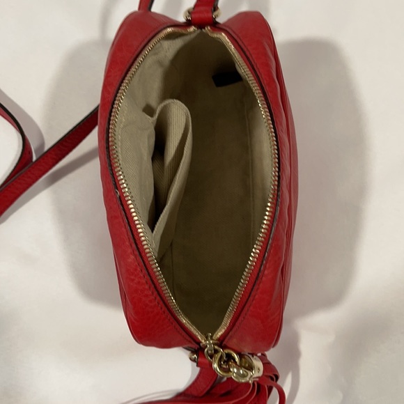 Red Gucci Disco Bag - Picture 4 of 5